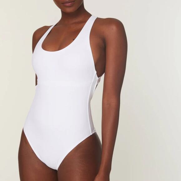 Andie Other - Andie The Tulum One Piece in White size Large New with Tags